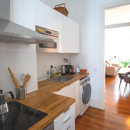 Acogedor Apartamento Con Atico En 公寓 Lisboa